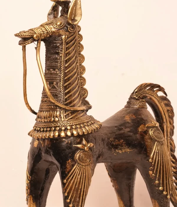 Dhokra Horse dhokra art work