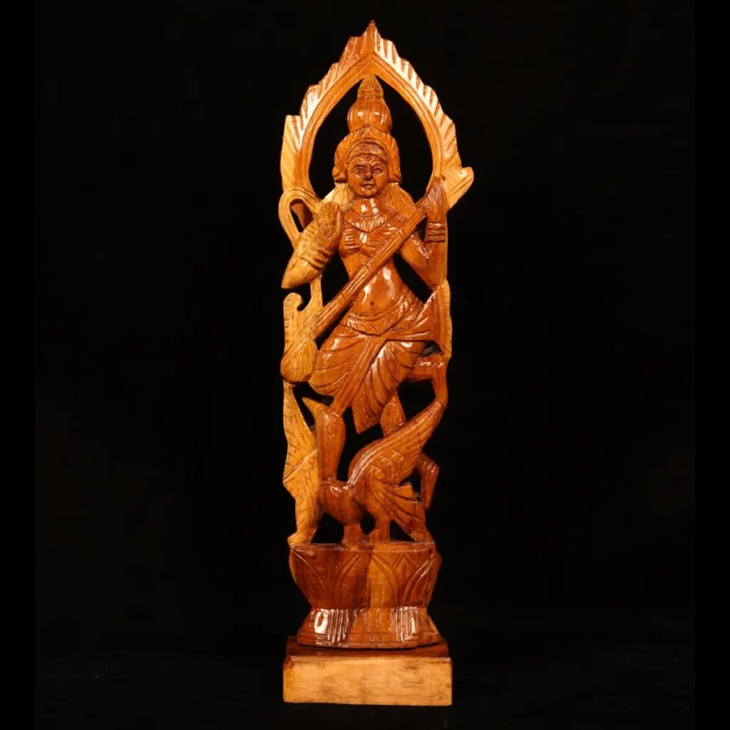 Goddess wooden art work