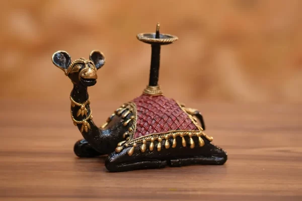 Metal Camel Bell Dhoop art work