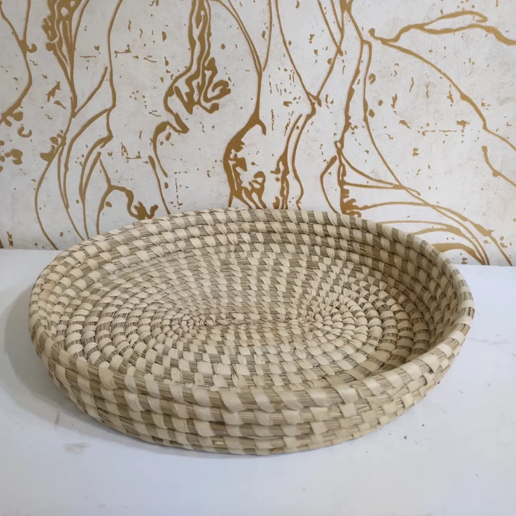 Wooden Oval Tray Basket