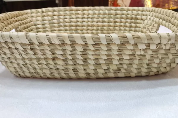 Wooden Rectangular Tray Basket