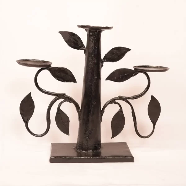 Wrought Iron Candle