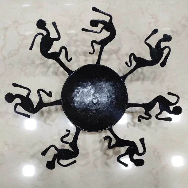 Wrought Iron Dancing Diya Holder