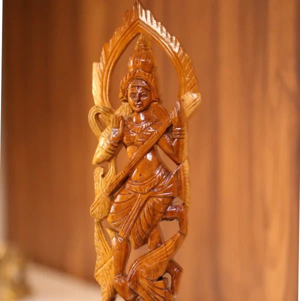 home decor wooden art work of goodess