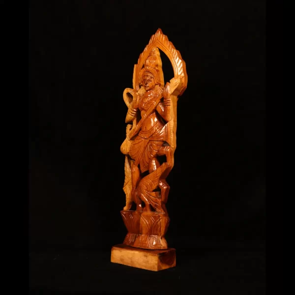 wood art work of Goddess home decor