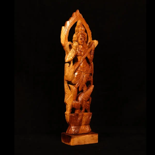 wooden art of Goddess